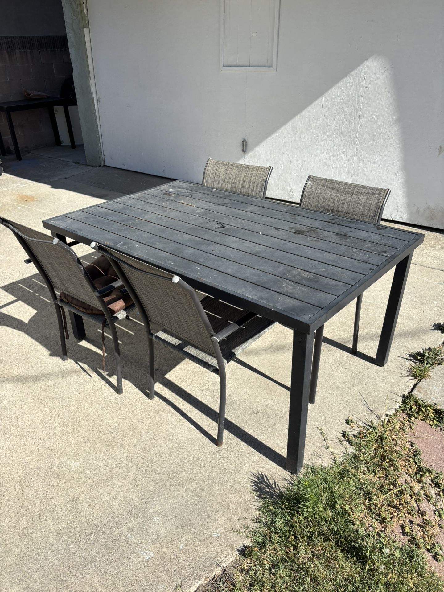 Large Table & 4 Chairs