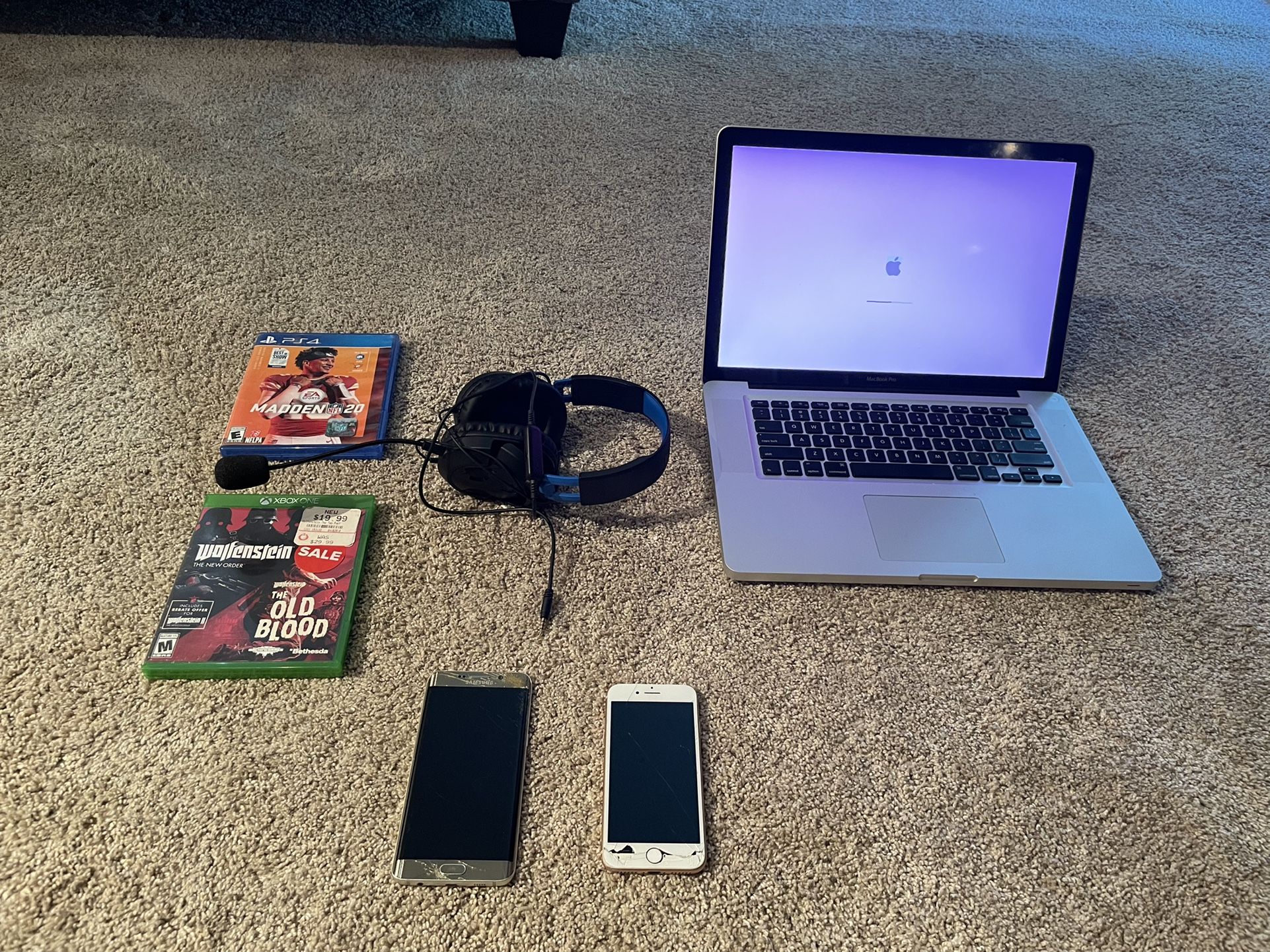 Phones Laptop Turtle Beach Headset And Two Games For Sale!!!!!!