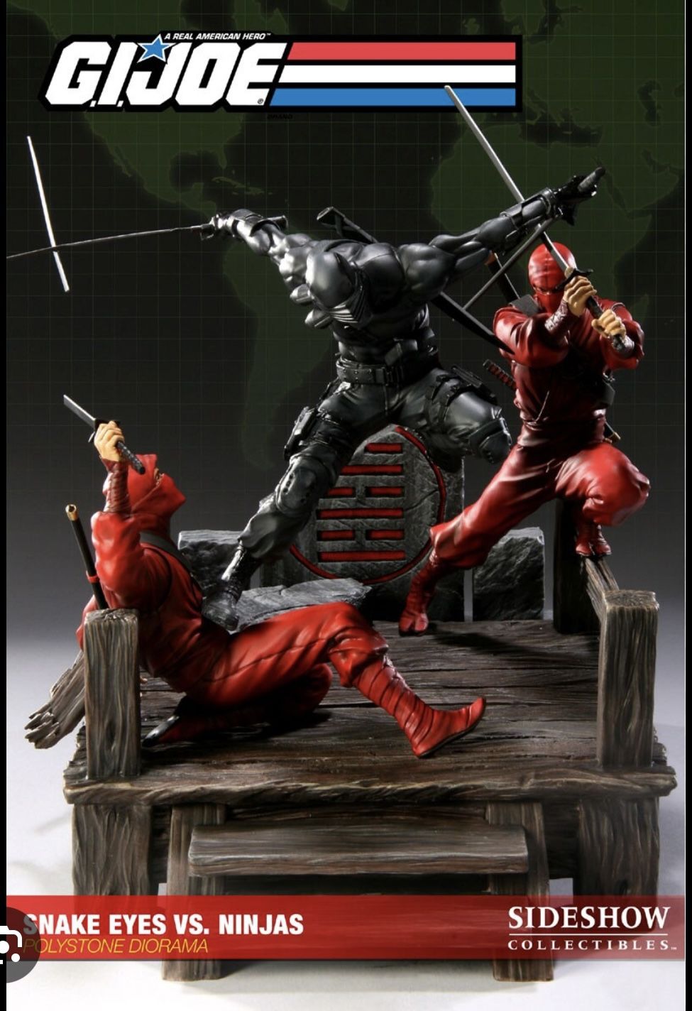 Sideshow Snake Eyes Vs Red Ninjas Exclusive 