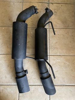 C&L Sport Axle-Back Exhaust with Black Tips for Mustang 2005-2010