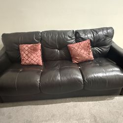 Leather sofa