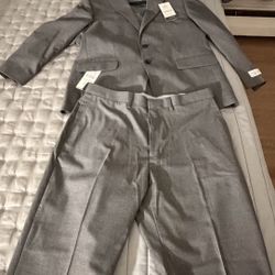 Premium gray suit set