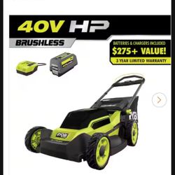 Lawn Mover Bateria Y Cargador 40v Ryoby !