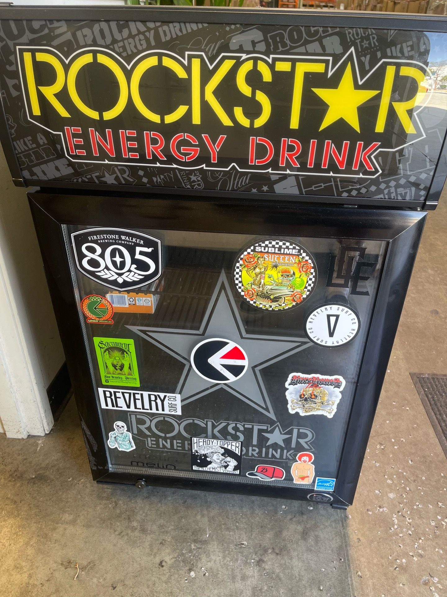 Rockstar Fridge with stand