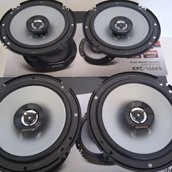 KENWOOD 2 PAIRS 6.5 INCH 2 WAY 300 WATTS CAR SPEAKER 
