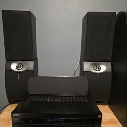 Sony STR-DN1080 Dolby Atmos Home Theater System + Bose + Definitive