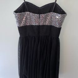 Black Strapless Dress