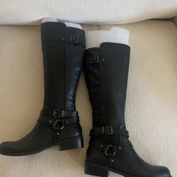 Brand New BCBG Tall Leather Boots 