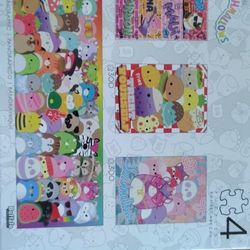 4 Puzzles In 1 Box