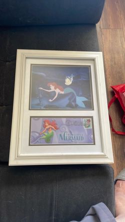 Disney’s the little mermaid first day of issue stamp picture frame coll