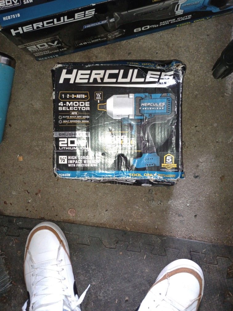 Hercules 20v High Torque Impact Wrench With Friction Ring