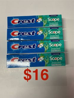 Crest + Scope Toothpaste Bundle