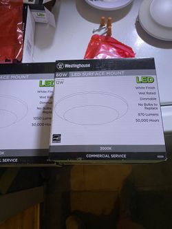Discount!  Brand New Westinghouse 60w Dimmable Flush Mount Light Commercial 