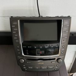 2009 Lexus is250 OEM Radio Receiver CD Player Navigation Screen Climate Control