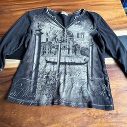 Women's Vintage V Neck