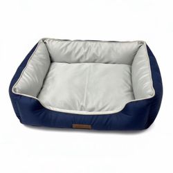 Dog Bed for Medium Dogs and Cats, Rectangular Shape, Washable, Non-Slip Pet Bed with Soft Fibre Filling