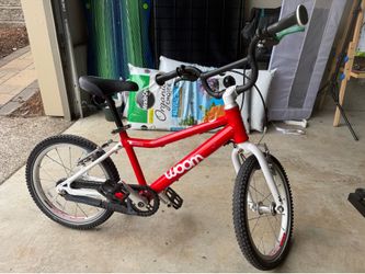 Woom 3 Kids Bike – Red/White, 16” Wheels