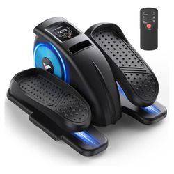 Under Desk Elliptical Machine Electric Seated Leg Foot Pedal Exerciser W/ Remote