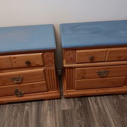  MCM  MATCHING SET OF NIGHT STANDS Or END TABLES $45 For Both