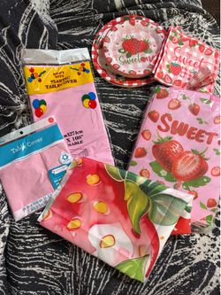 Huge Berry 1st Birthday Decor/Dress Lot