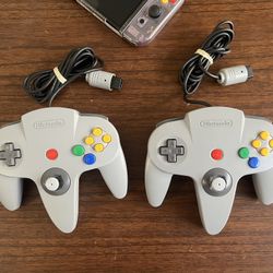Nintendo 64 Original Controllers- Pair 