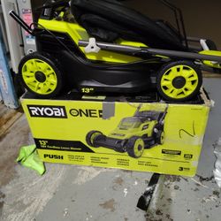 Ryobi 13-in 18 Volt Cordless Lawn Mower