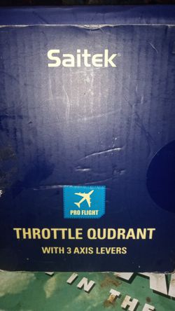 Saitek Throttle Qudrant for FLIGHT SIMULATOR