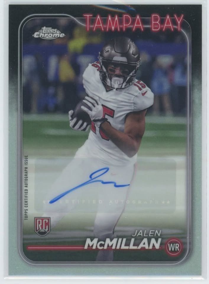 Jalen McMillan Signed Football Cards You Choose