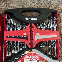 Husky 28 Piece Combination Wrench Tool Set 1000 016 289 - New