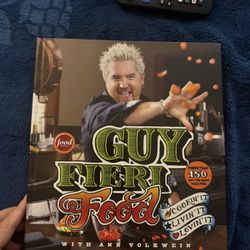 Guy Fieri Cookbook - autographed 