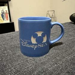 Tokyo Disney Resort 2021 Official Logo Mug Sea Blue