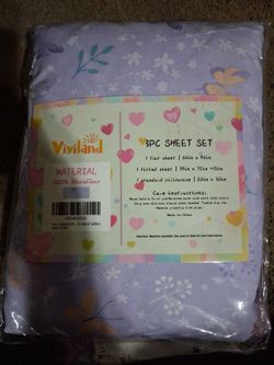 Viviland 3-Piece Kids Twin Sheet Set