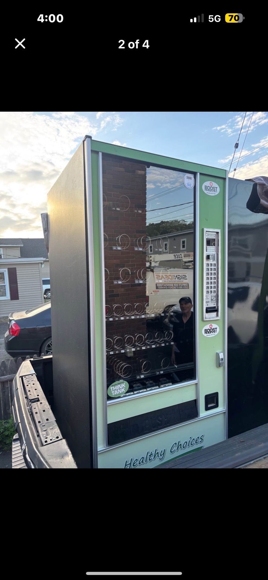 Vending Machine Pick Up Only