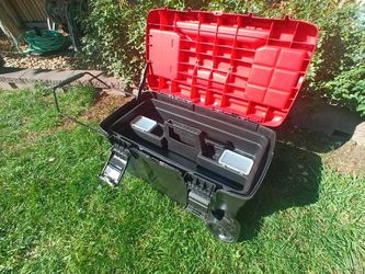MasterMate Rolling Toolbox on Wheels w handle 25" x 13.5" x 16.5" tall