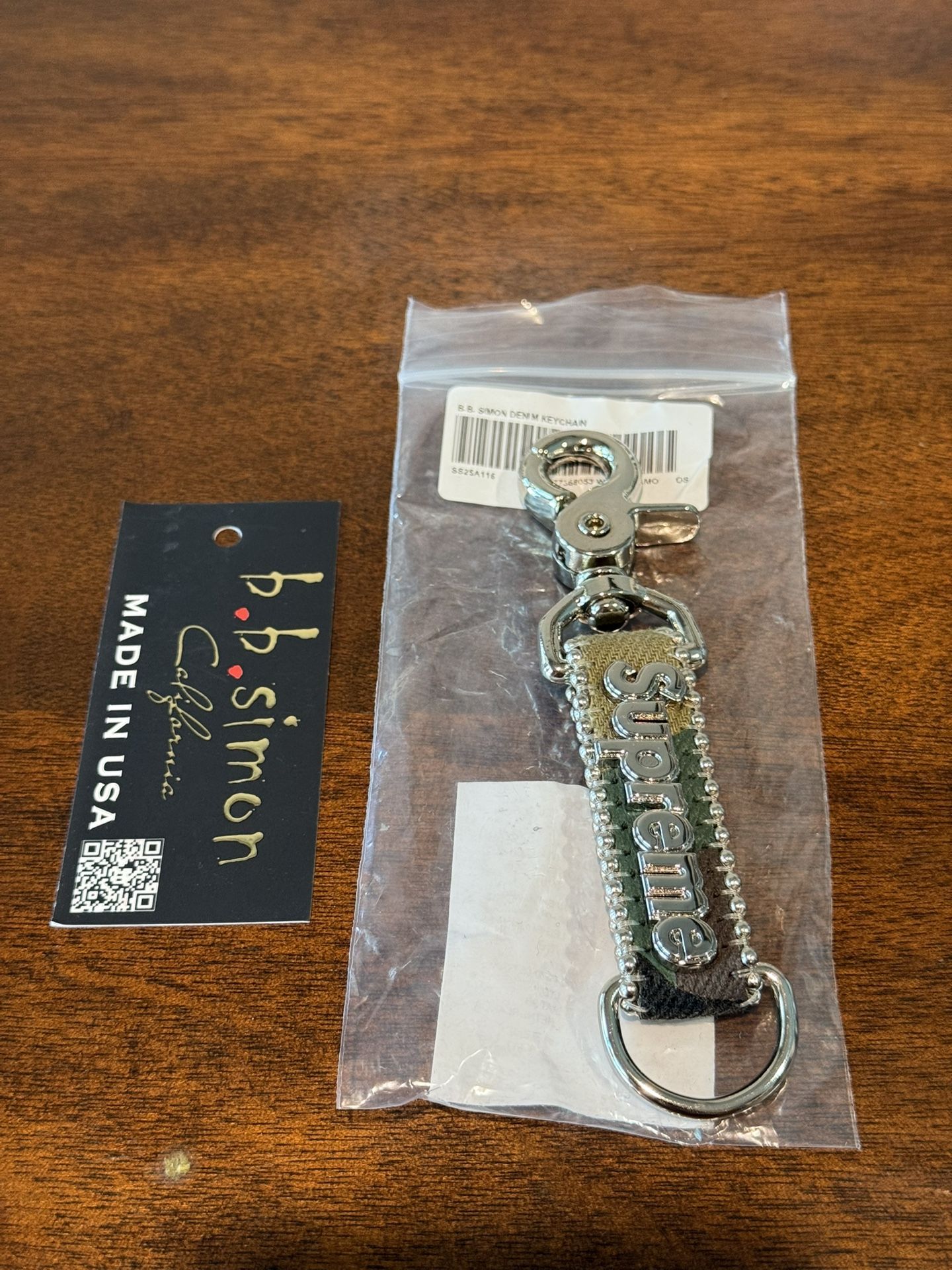 Supreme B.B. Simon Key Chain