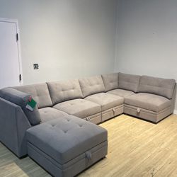 Modular Sectional Sofa Couch with Storage