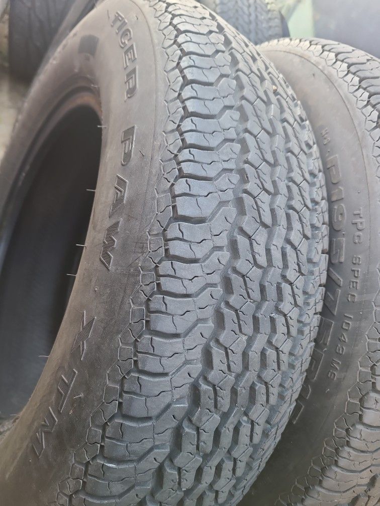 195 75 15 set of 4 used tires
