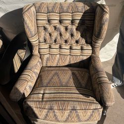 Two Potato Barn Wing Chairs x2
