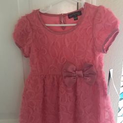 Coral new girl dress size 4 from Macy’s