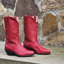Red Western Boots