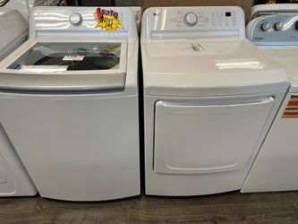 LG Top Load Washer With Agitator & Dryer Set Take It Home In Payments Read Description