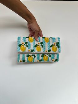 Beaded lemon bag