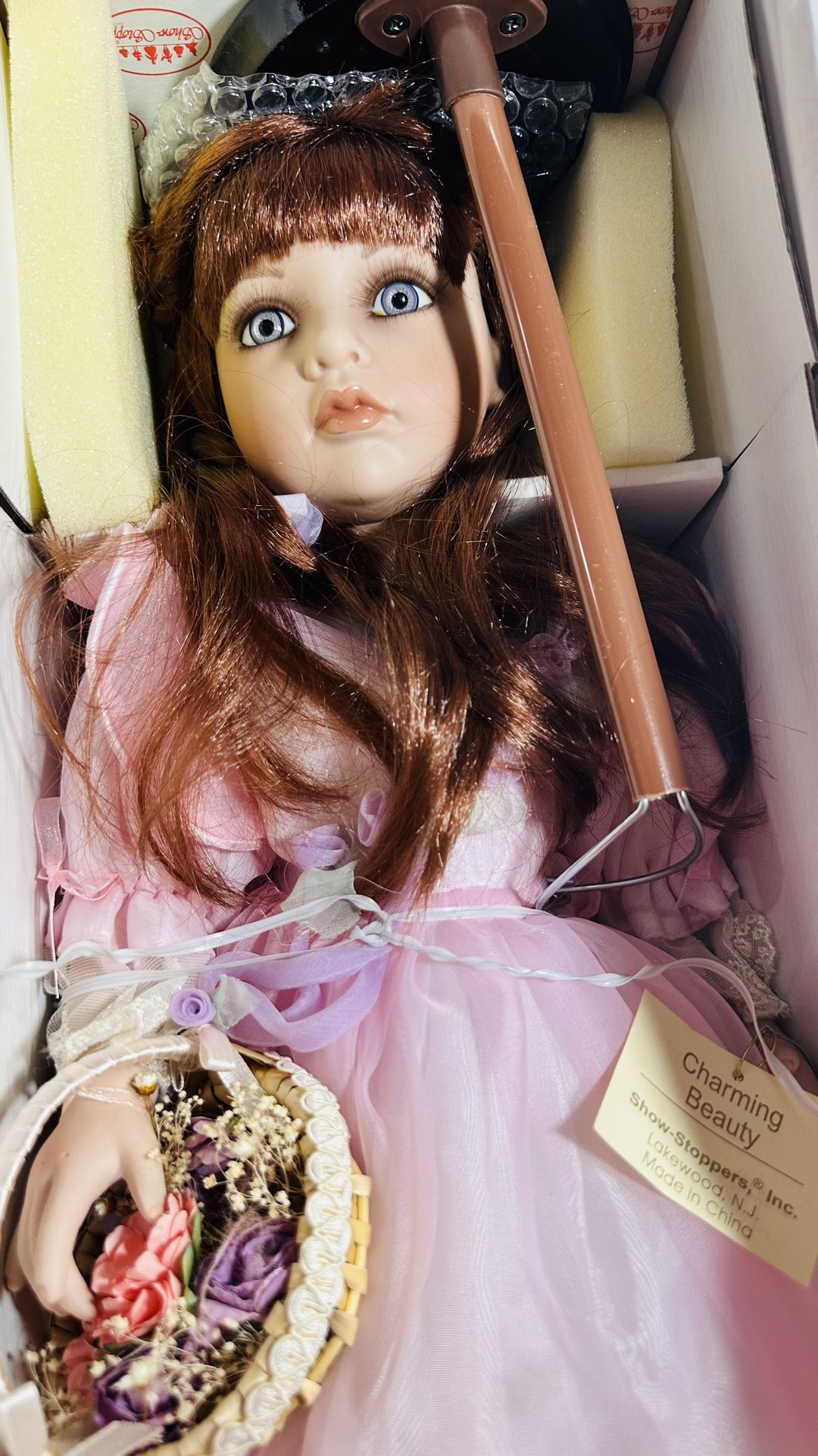 Porcelain Doll 16in Tansy
