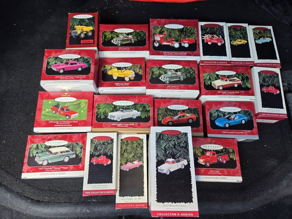 Hallmark Classic Car Ornaments 