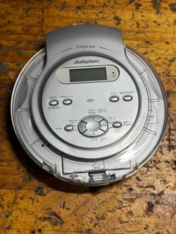 Audiophase Portable CD Player with FM Digital Tuner