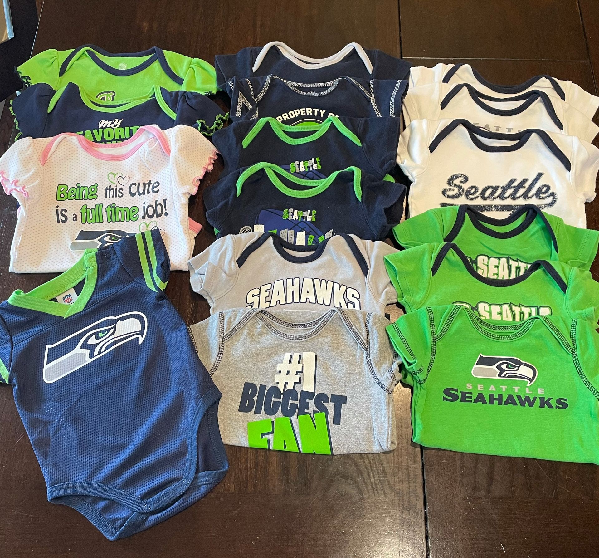 Baby SEAHAWKS Onesies