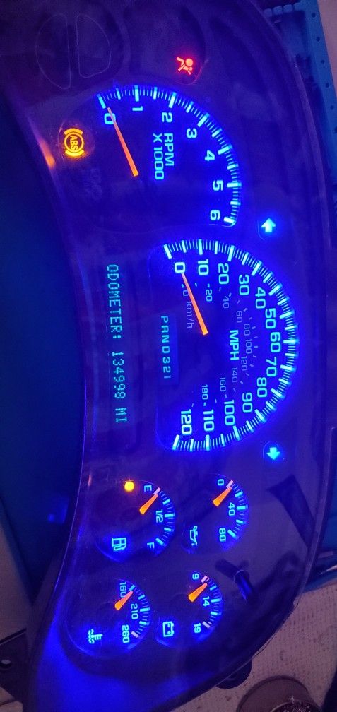 Chevy Silverado Cluster 