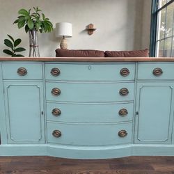 Mahogany Sideboard/Buffet/Dresser Custom Painted