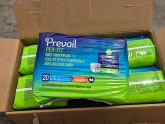 Prevail diapers large