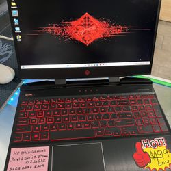 Deal of the Day - HP Omen Gaming Laptop Intel Core i7-8th Gen 32GB Ram GTX 1070 8GB Graphics 512GB SSD, Windows 11 Home Charger 
